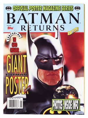 Batman Returns Official Poster Magazine 1 High Grade (1992)