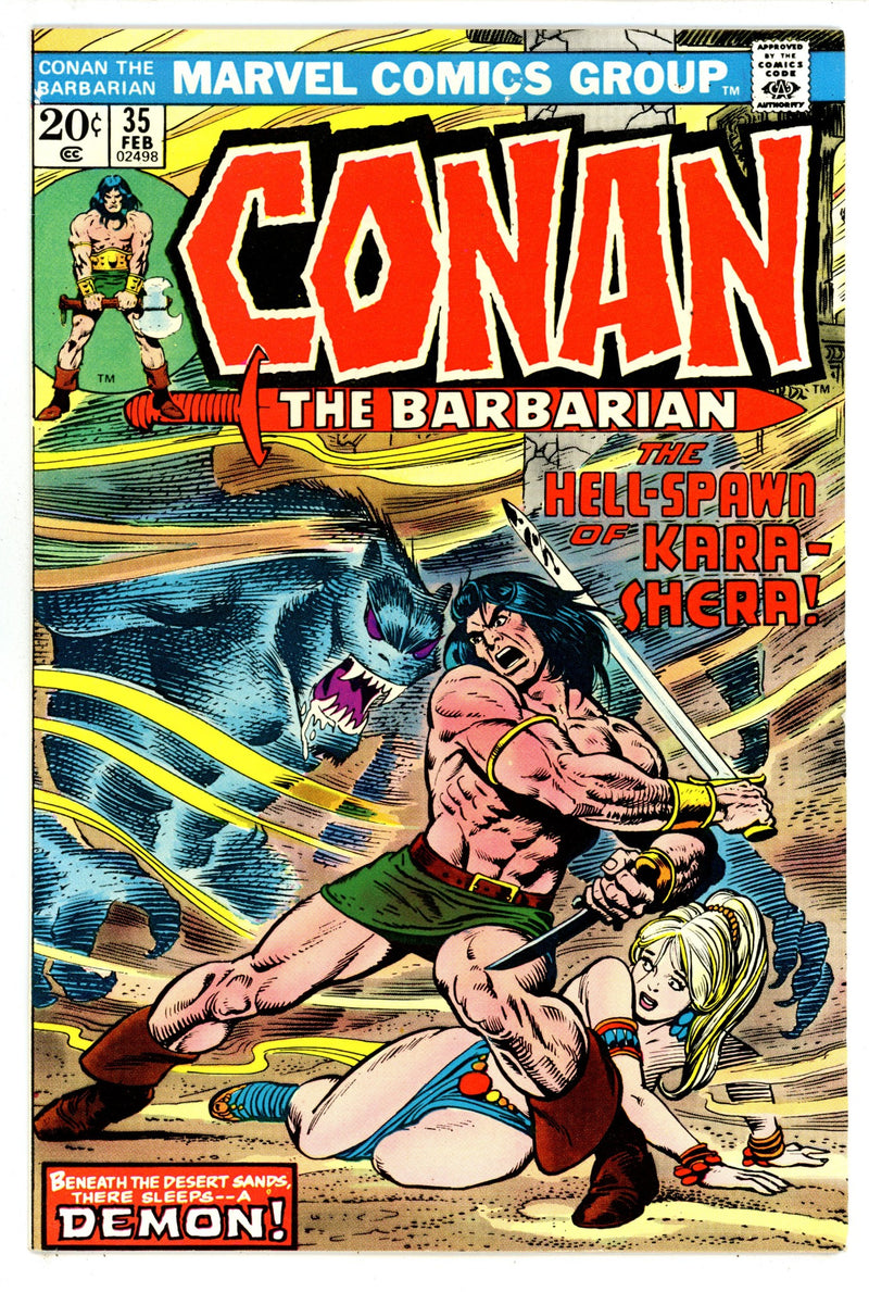 Conan the Barbarian Vol 1 35 FN+ (6.5) (1974) 