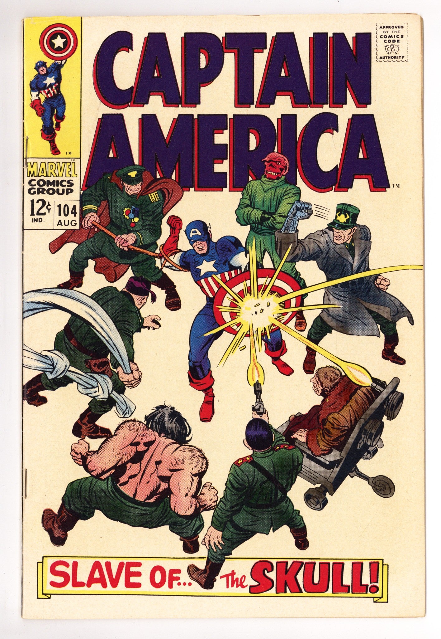 Captain America Vol 1 104 FN (6.0) (1968) 
