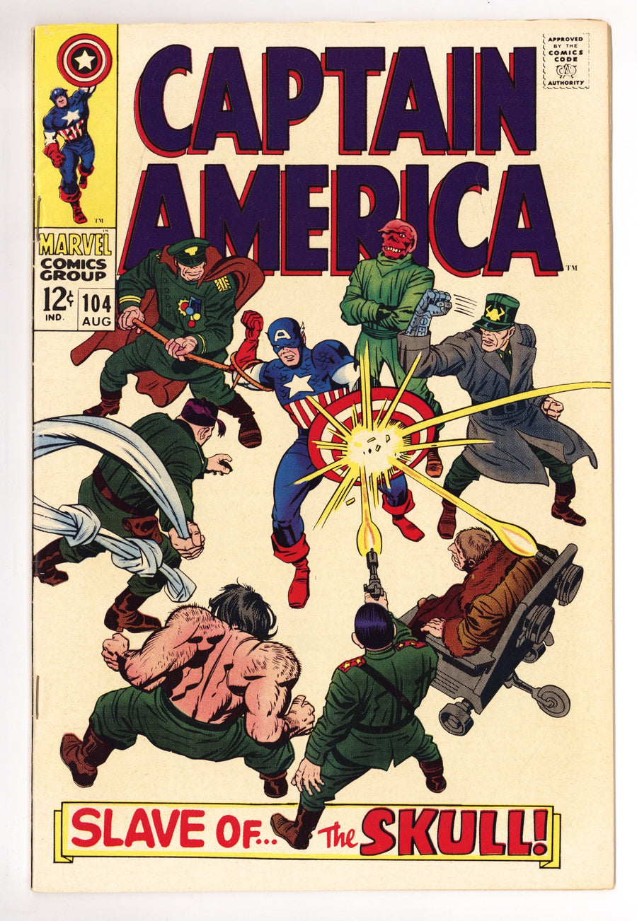 Captain America Vol 1 104 FN (6.0) (1968) 