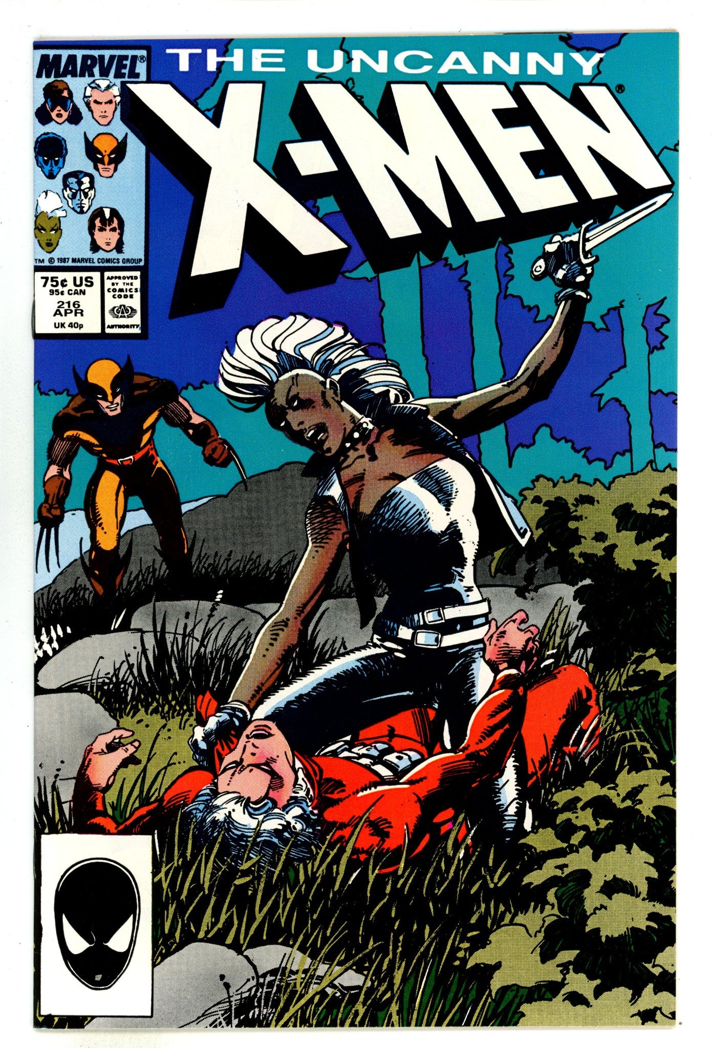 The Uncanny X-Men Vol 1 216 NM- (9.2) (1987) 