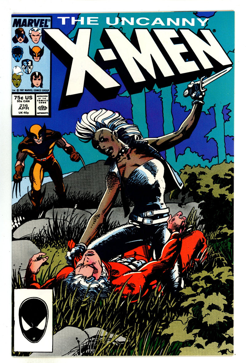 The Uncanny X-Men Vol 1 216 NM- (9.2) (1987) 