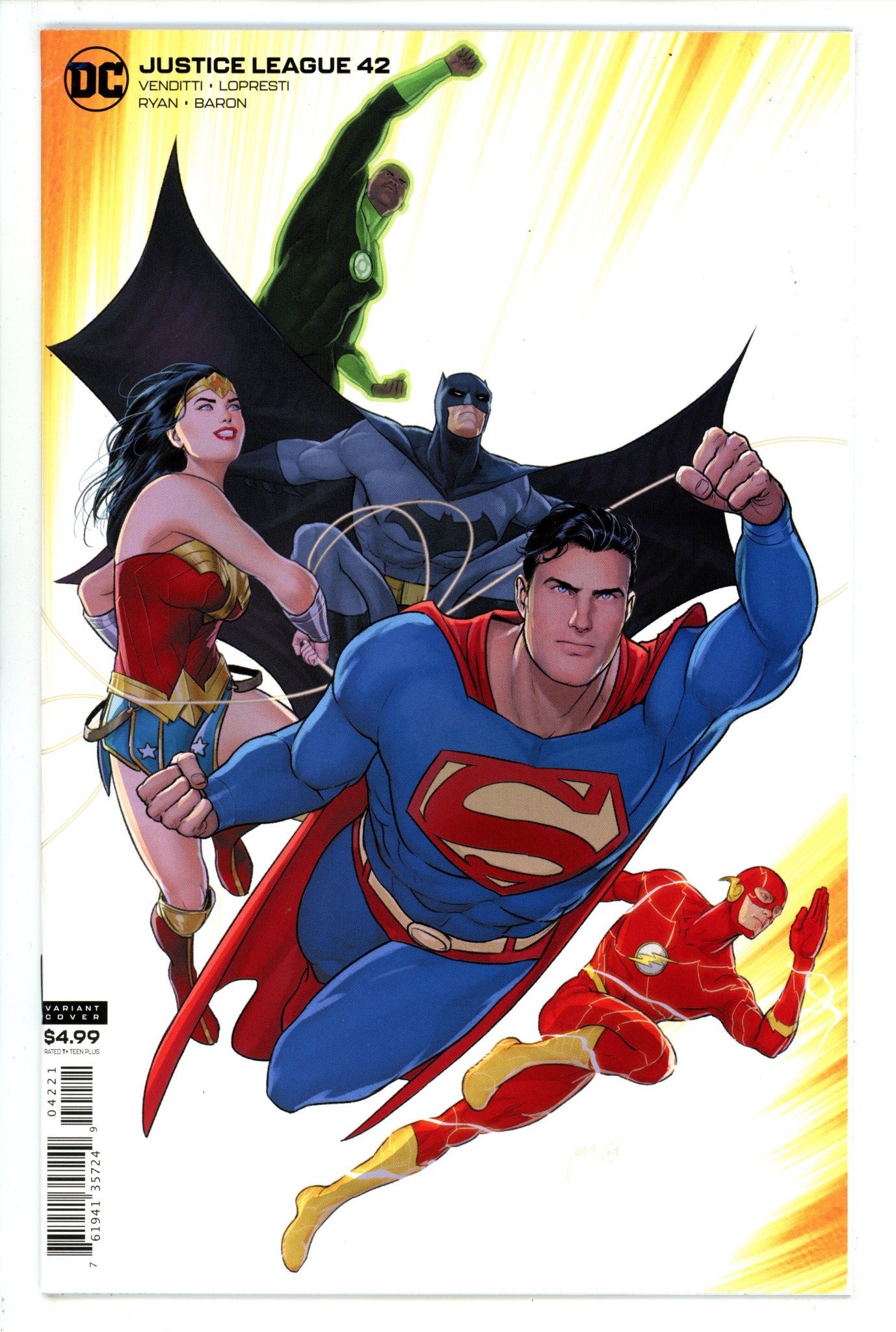 Justice League Vol 3 42 High Grade (2020) JanÃ­n Variant 