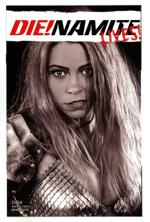 Die!namite Lives! 4 High Grade (2021) B&W Cosplay Incentive Variant