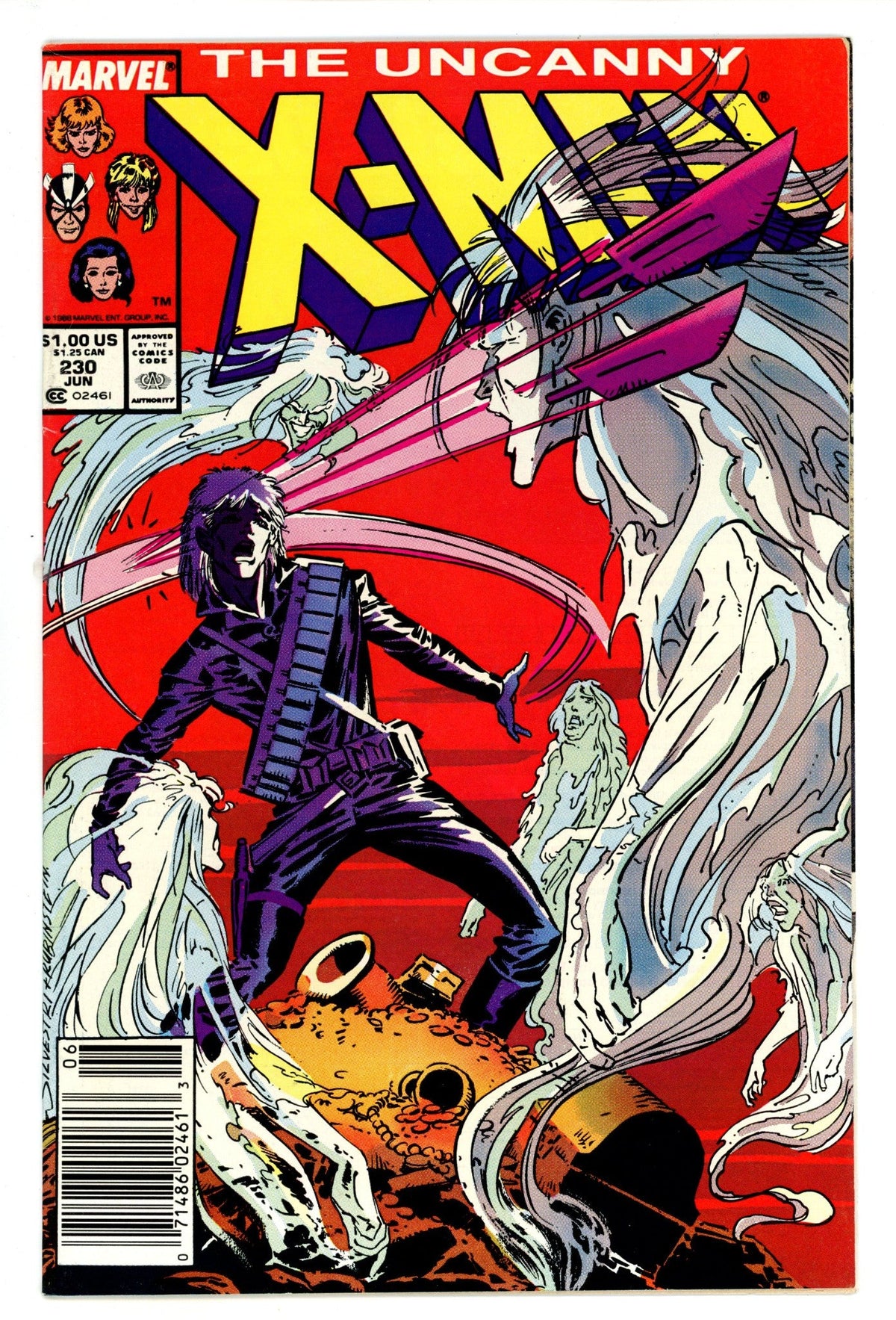 The Uncanny X-Men Vol 1 230  Mid Grade   (1988)   Newsstand