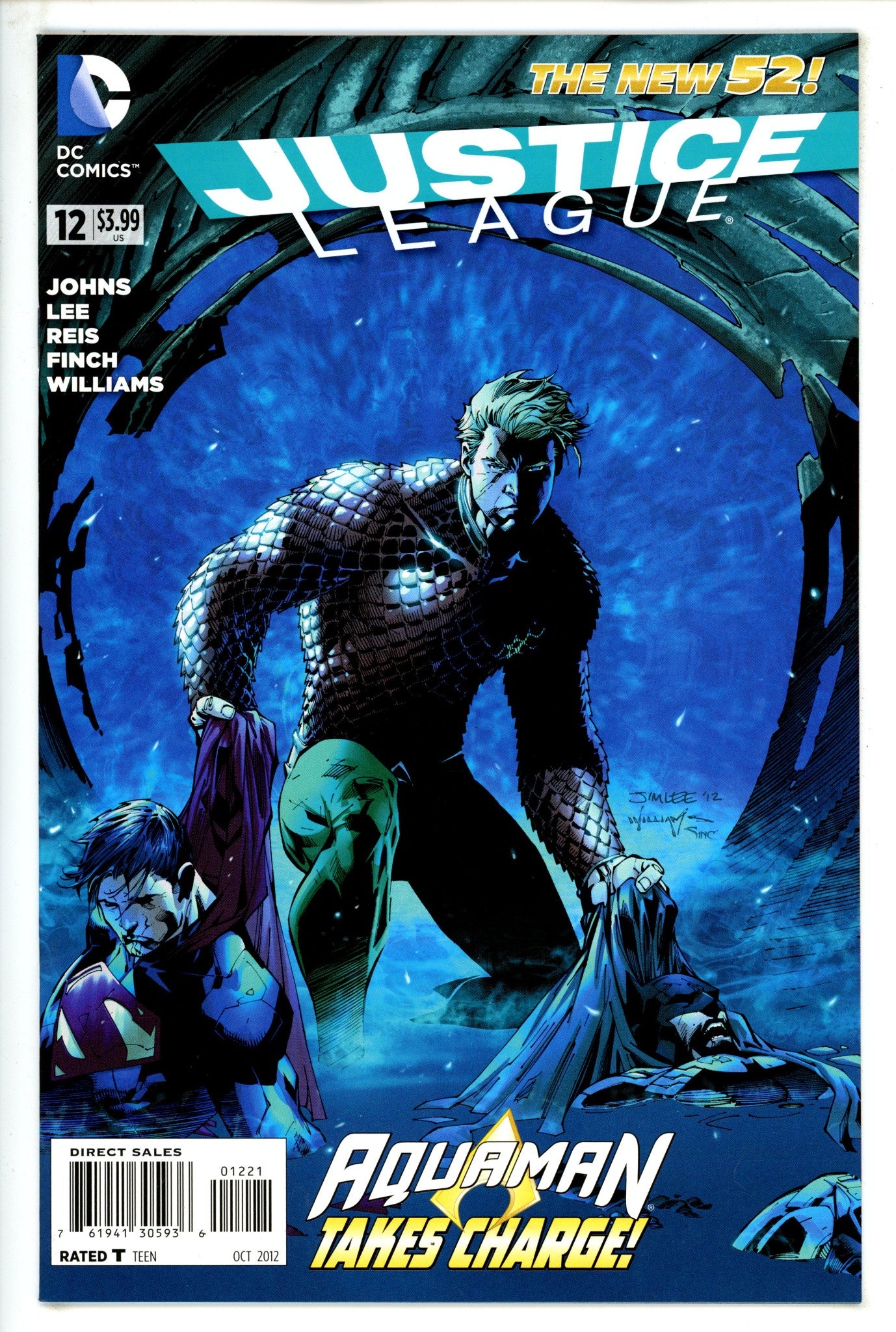 Justice League Vol 1 12High Grade(2012) LeeVariant
