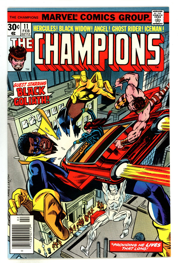 The Champions Vol 1 11 VF/NM (9.0) (1977)