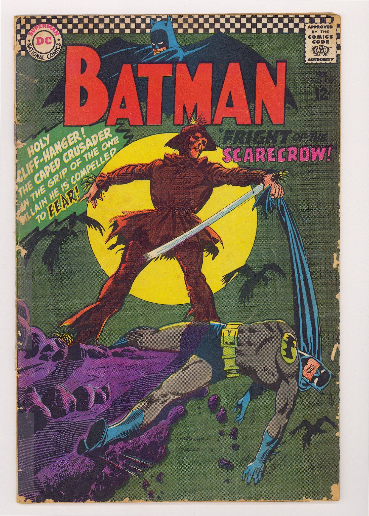 Batman Vol 1 189 Missing 3 Wraps (1967) 