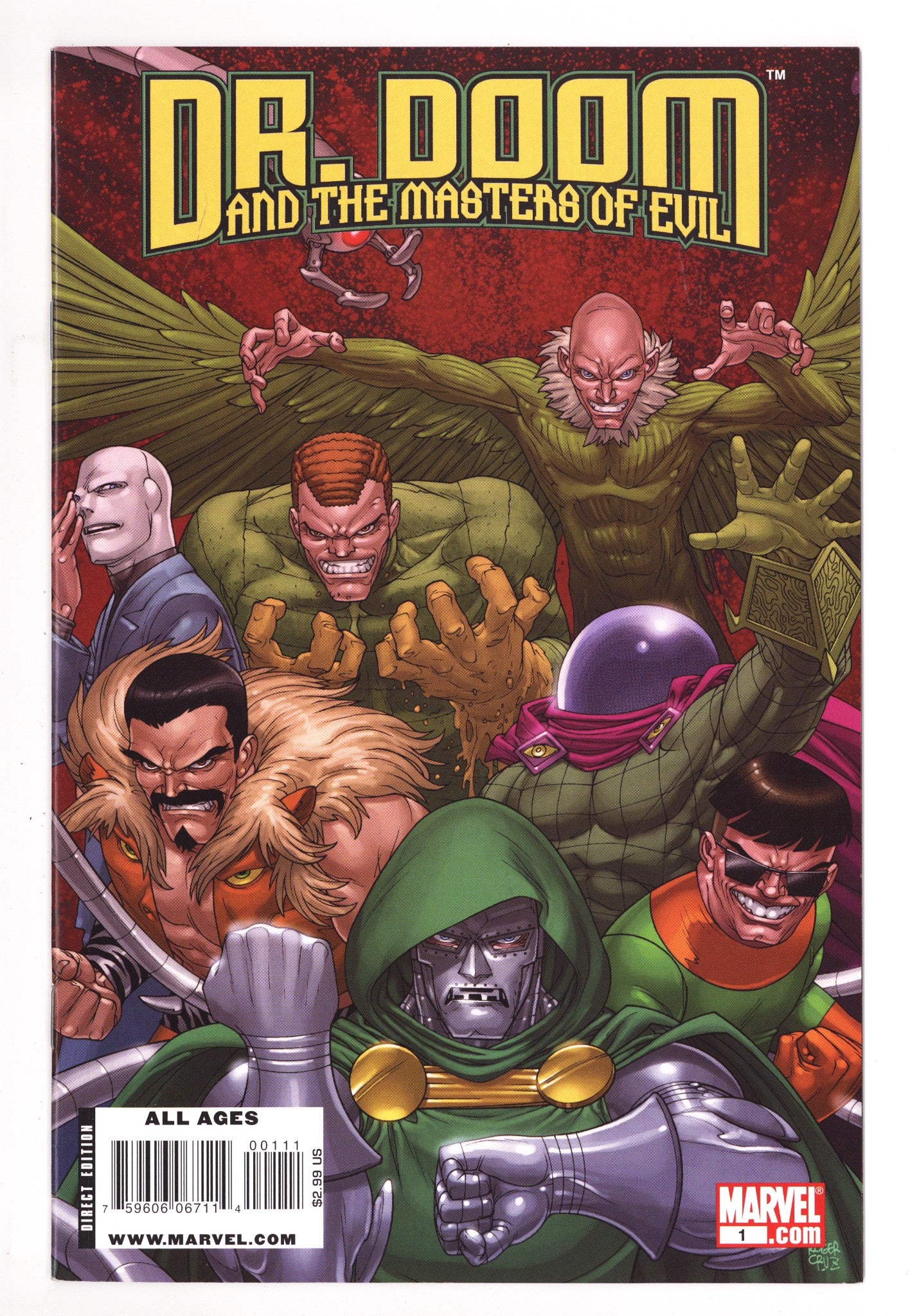 Doctor Doom and the Masters of Evil 1 High Grade (2009) 