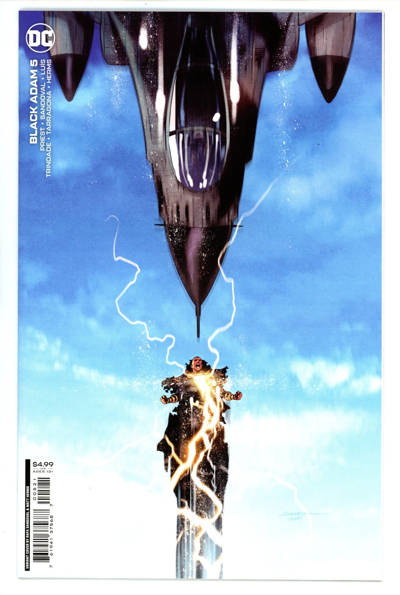 Black Adam Vol 1 5High Grade(2022) SandovalVariant