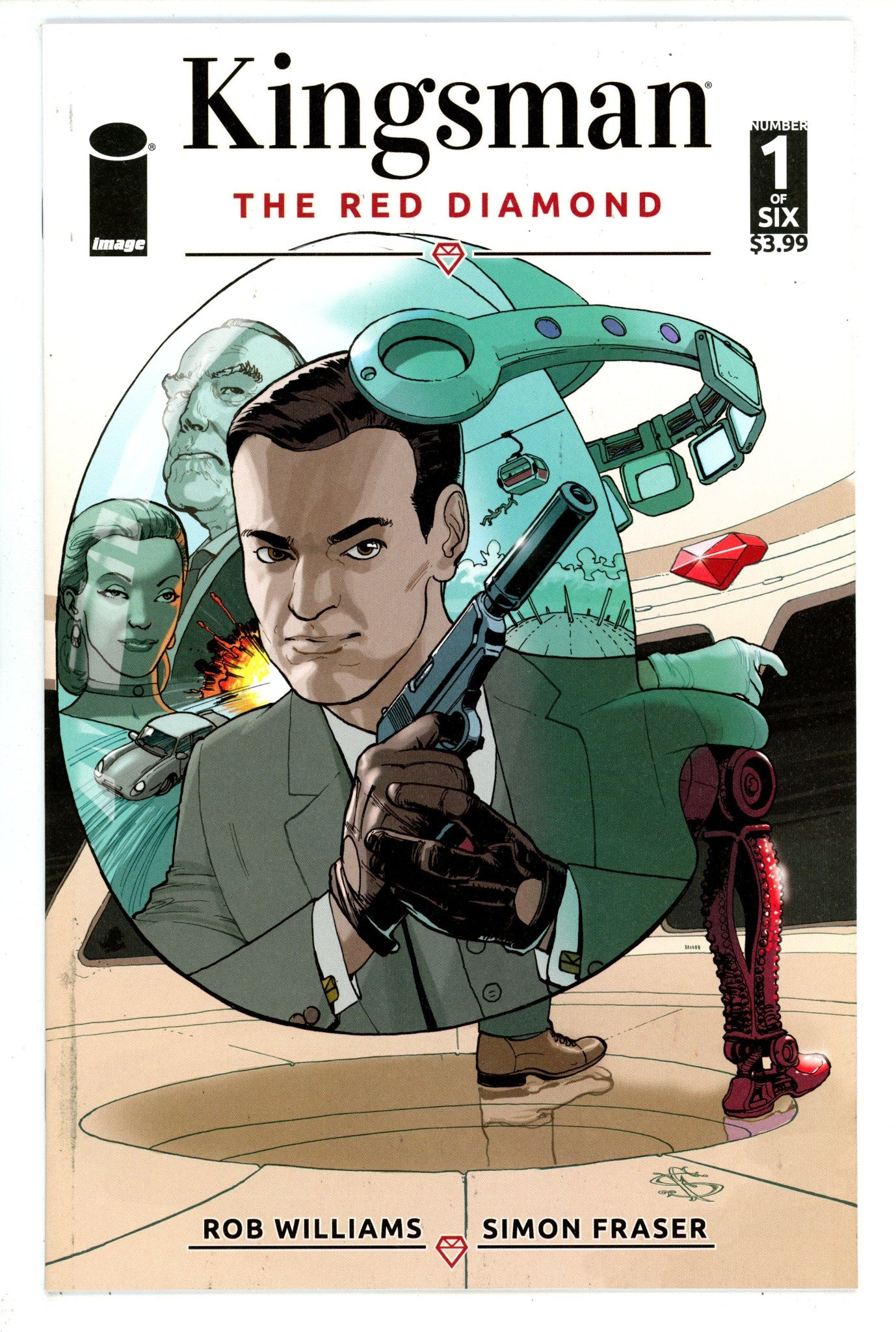 Kingsman: The Red Diamond 1 High Grade (2017) Fraser Variant 