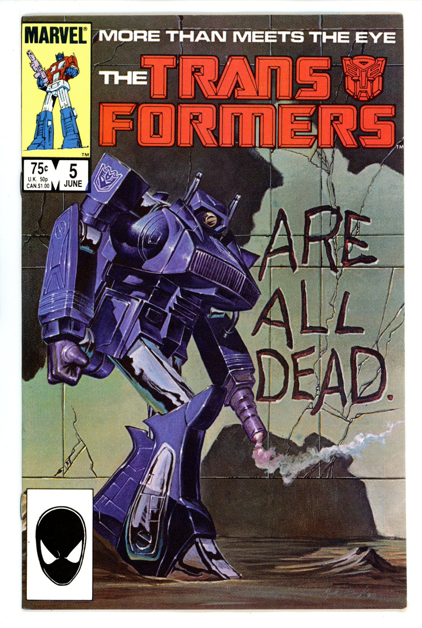 The Transformers 5 VF- (7.5) (1985) 