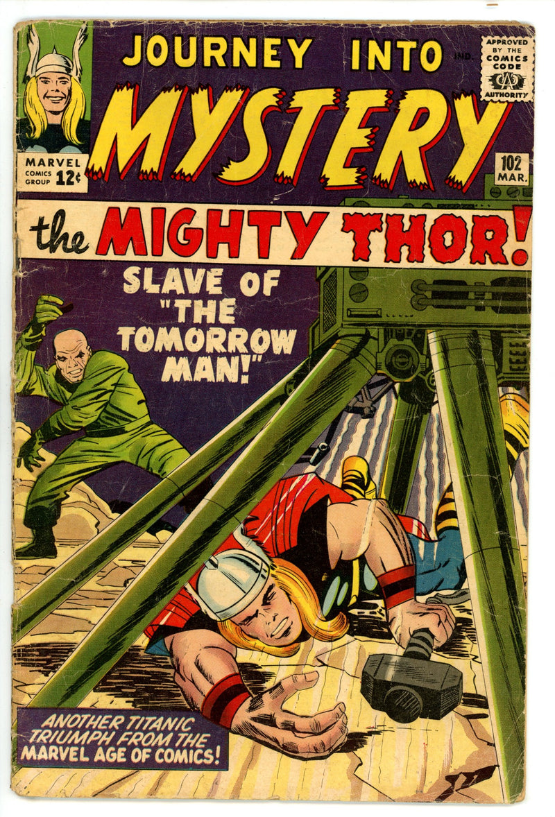 Journey into Mystery Vol 1 102  GD/VG (3.0)   (1964)        