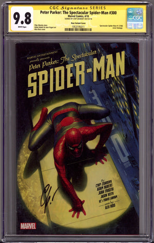Peter Parker: The Spectacular Spider-Man 300 CGC 9.8 (NM/M) (2018) Ross Homage Incentive Variant Signed x1 Cover Chip Zdarsky