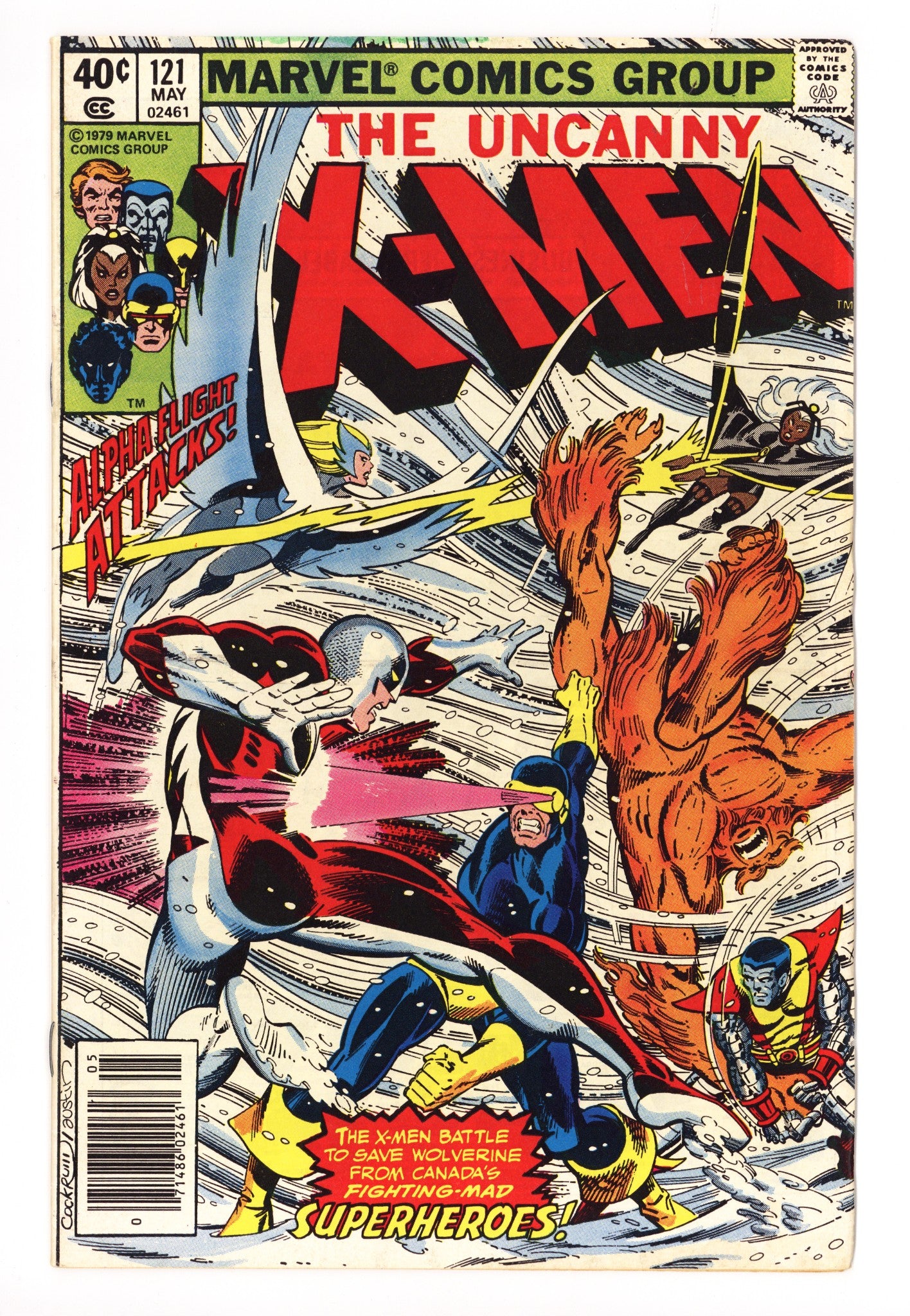 The X-Men Vol 1 121 VF (8.0) (1979) Signed x1 1st Page Terry Austin 