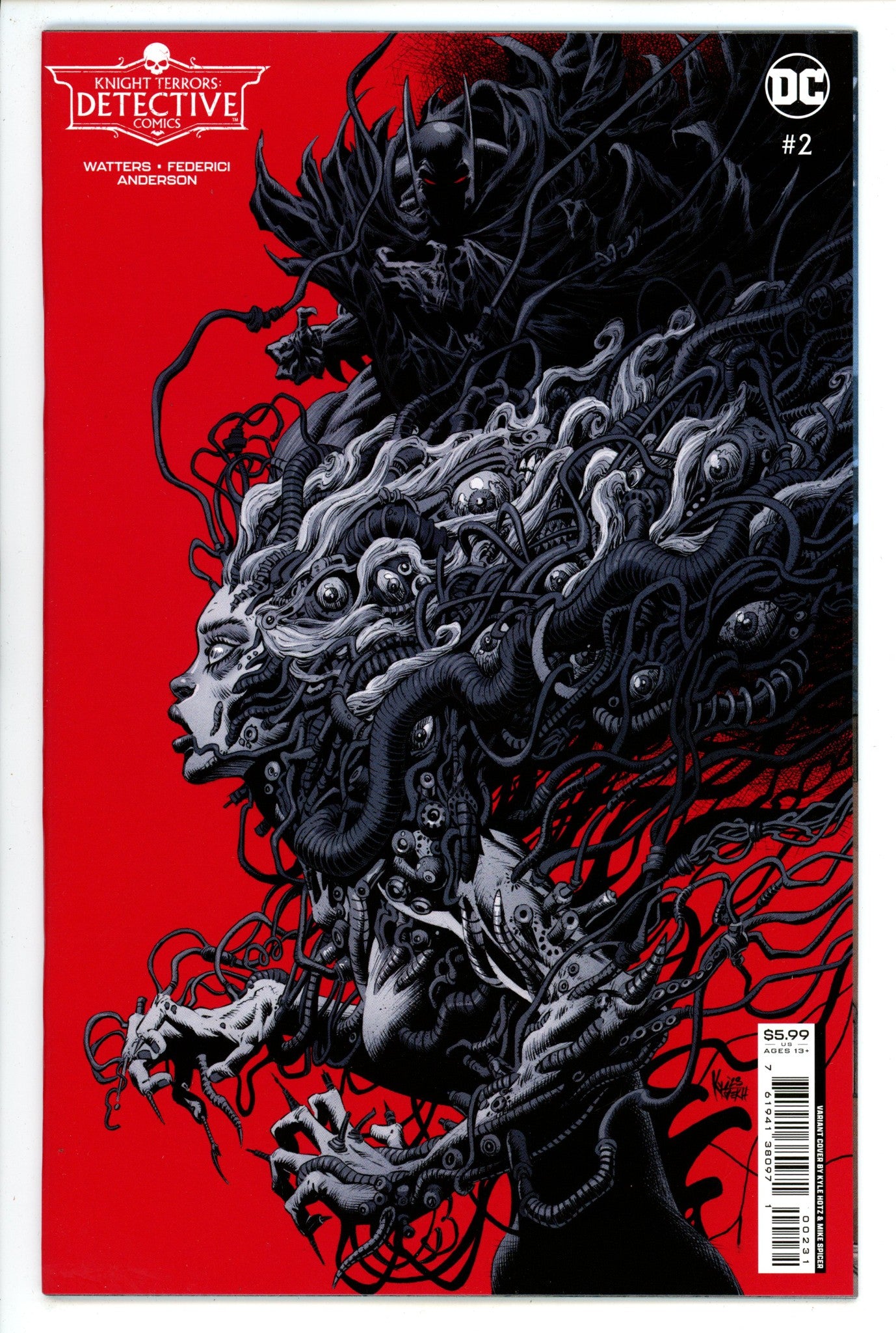 Knight Terrors: Detective Comics 2 High Grade (2023) Hotz Variant 