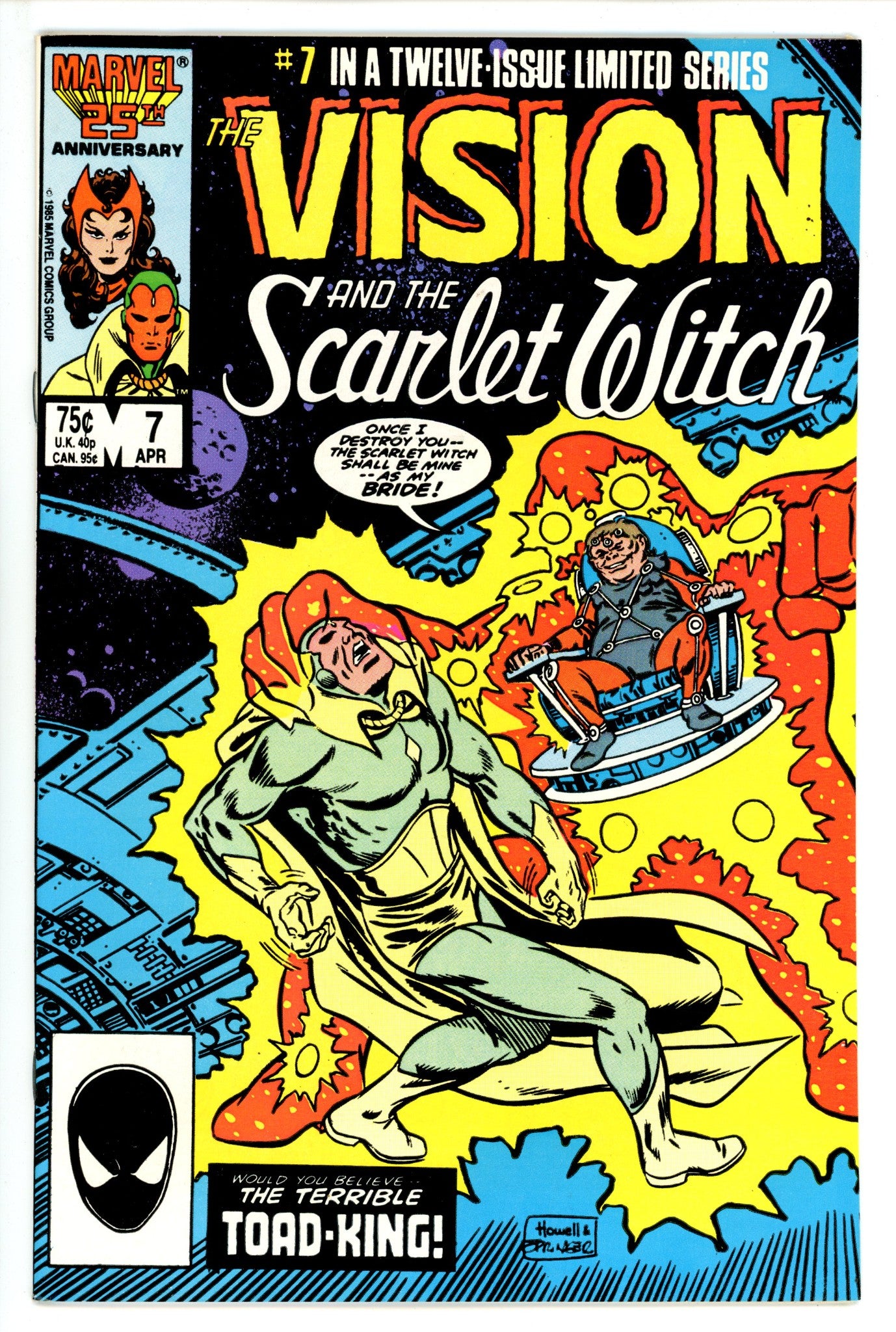 The Vision and the Scarlet Witch Vol 2 7 VF/NM (9.0) (1986) 