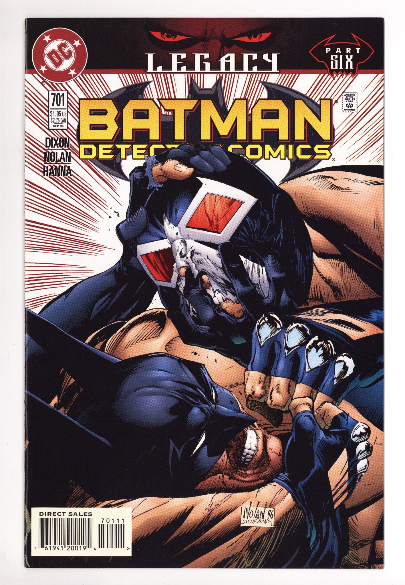 Detective Comics Vol 1 701 Mid Grade (1996) 