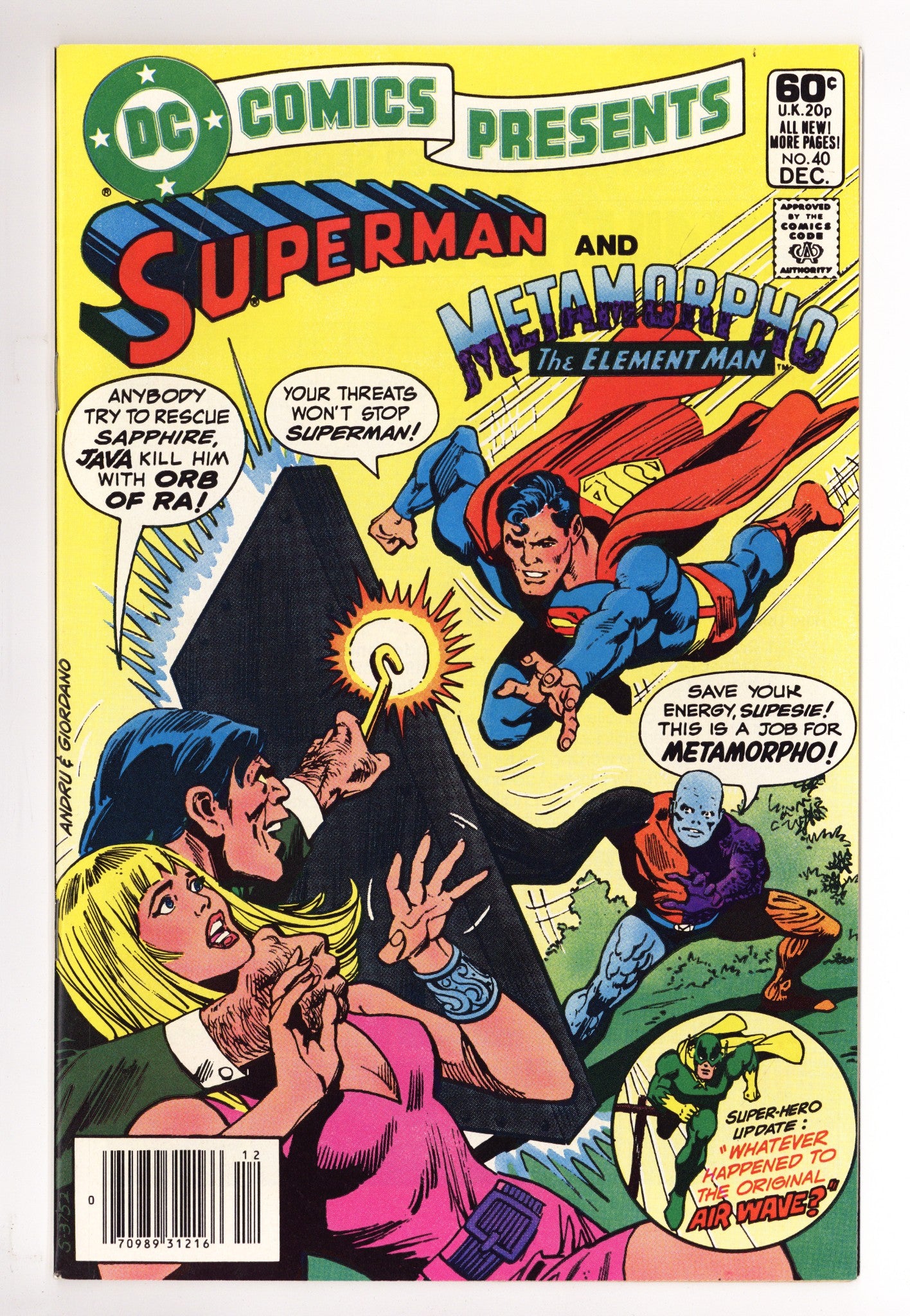 DC Comics Presents Vol 1 40 VF/NM (9.0) (1981) Newsstand 