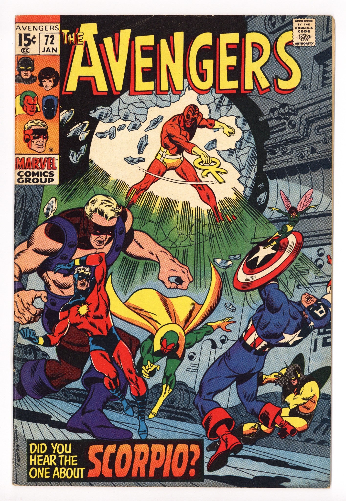 The Avengers Vol 1 72 VF- (7.5) (1970) 