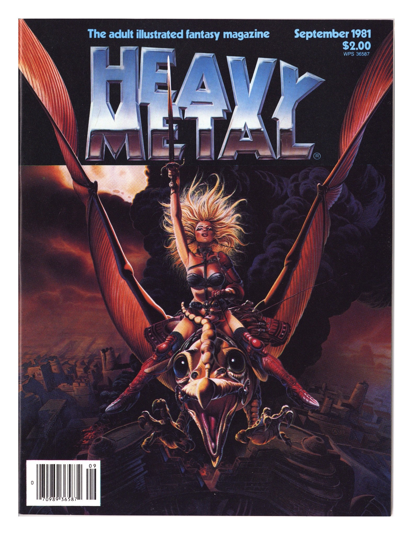 Heavy Metal Magazine Vol 5 6 VF/NM (9.0) (1981) Newsstand 