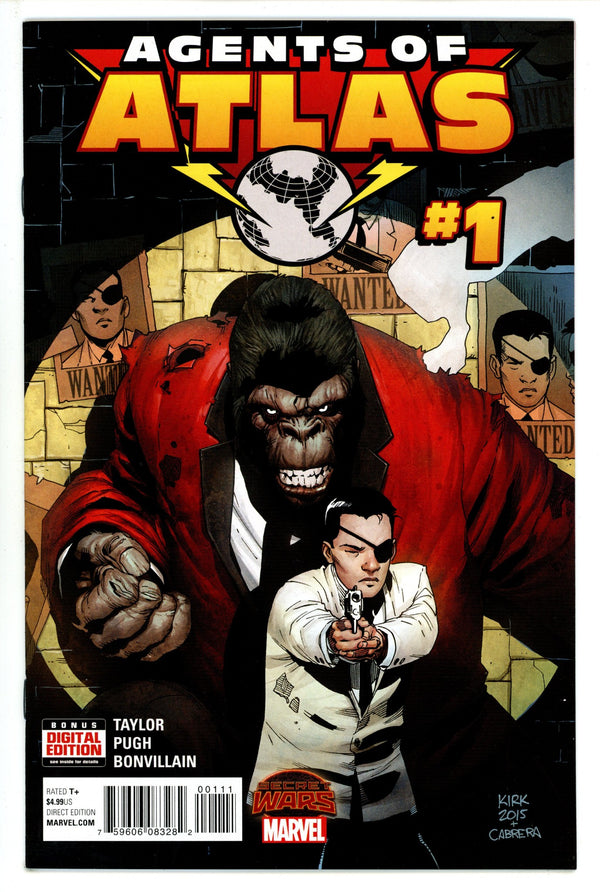 Secret Wars Agents of Atlas 1 High Grade (2015)