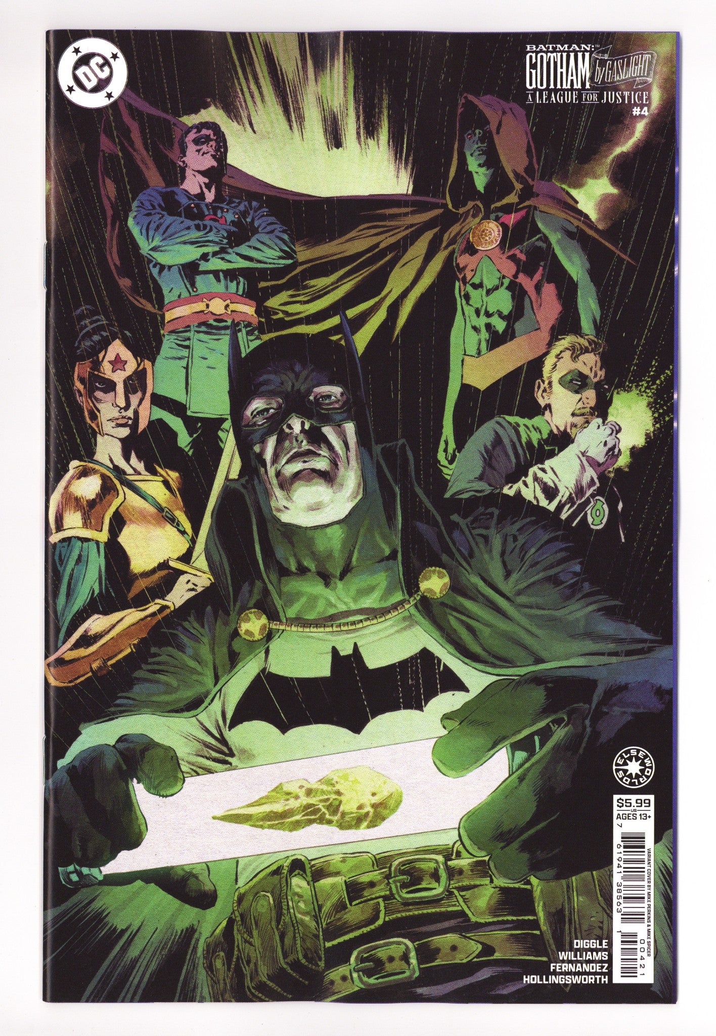 Batman Gotham By Gaslight A League For Justice 4 Perkins Variant (2025)