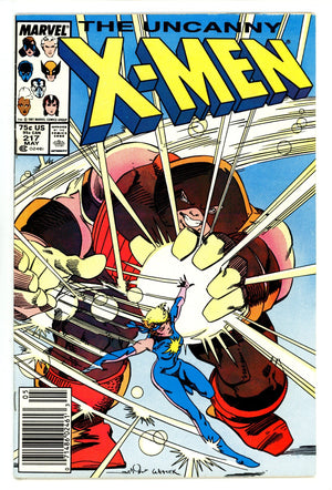 The Uncanny X-Men Vol 1 217  Mid Grade   (1987)   Newsstand