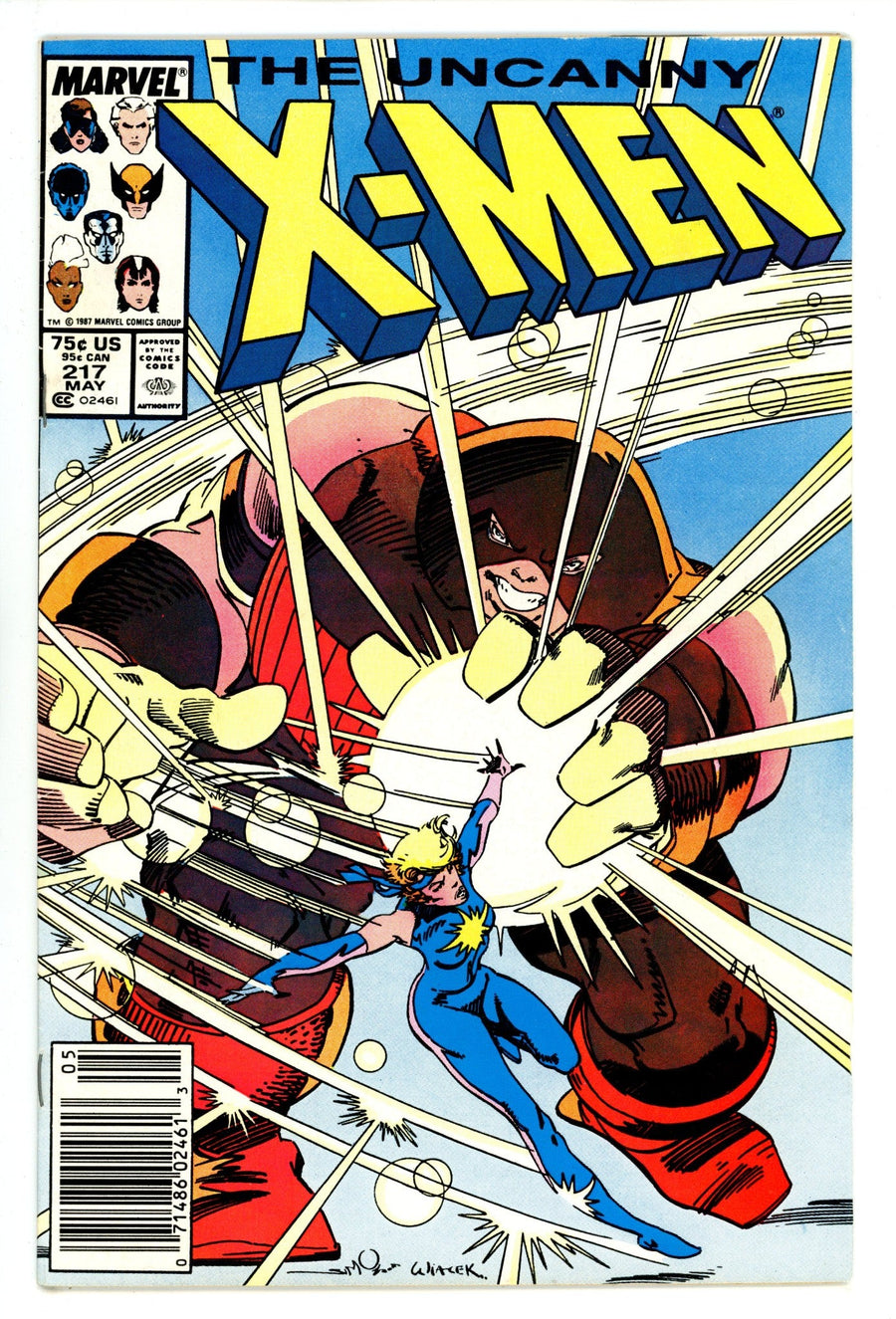 The Uncanny X-Men Vol 1 217  Mid Grade   (1987)   Newsstand