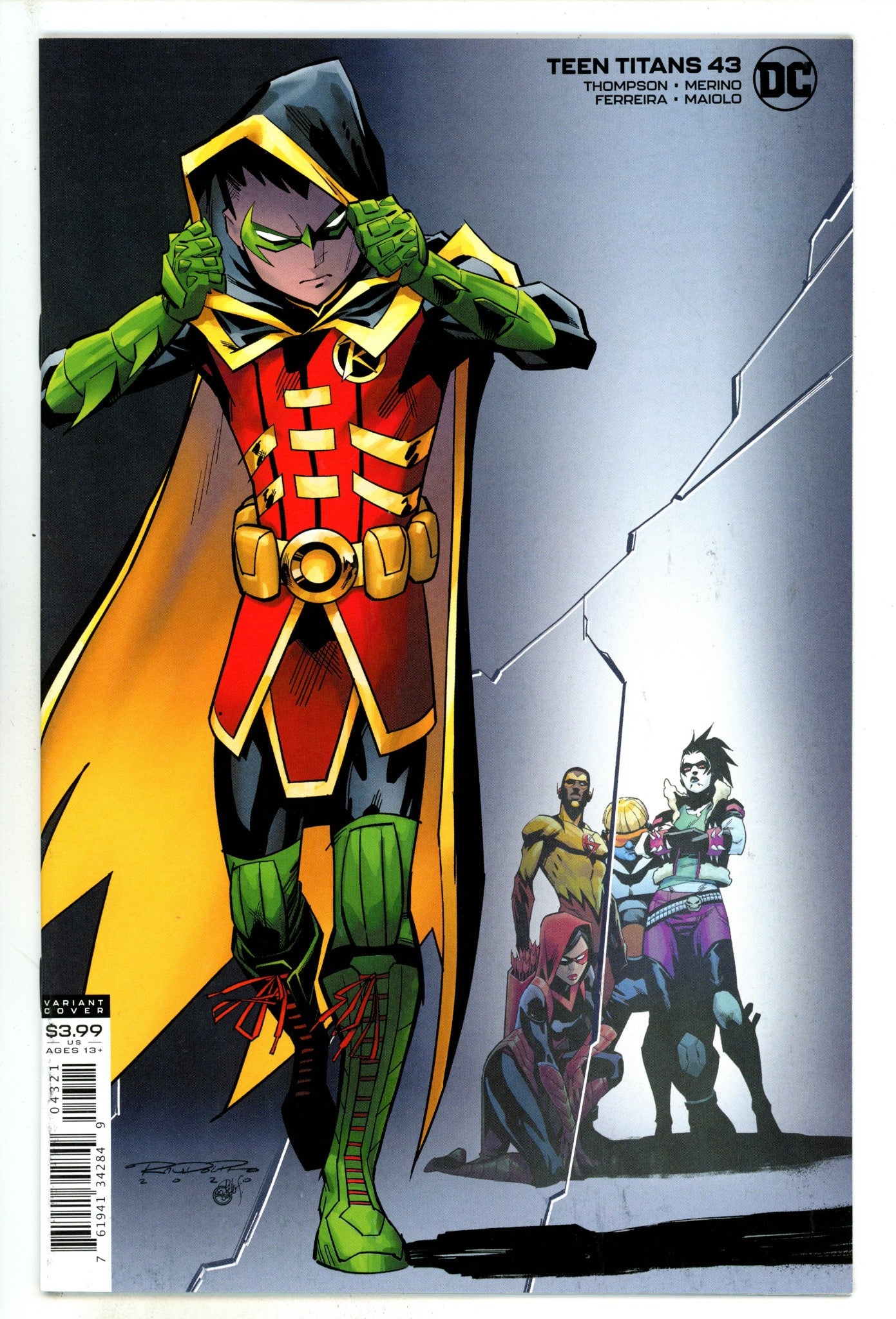 Teen Titans Vol 6 43 High Grade (2020) Randolph Variant 