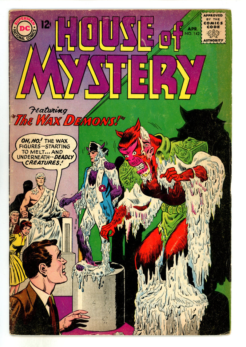 House of Mystery Vol 1 142 VG- (3.5) Interior Cover Tape (1964) 