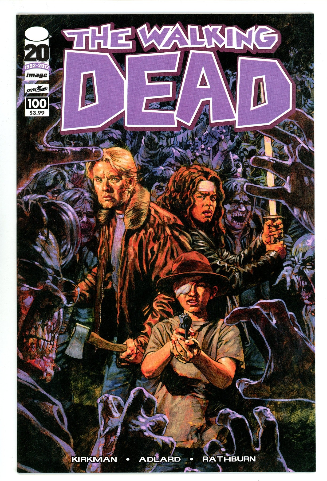 The Walking Dead 100 NM (9.4) (2012) Phillips Variant 