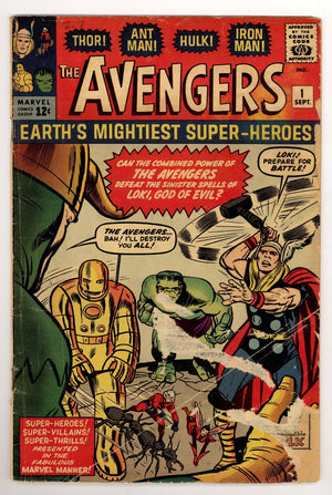 The Avengers Vol 1 1 GD (2.0) (1963)