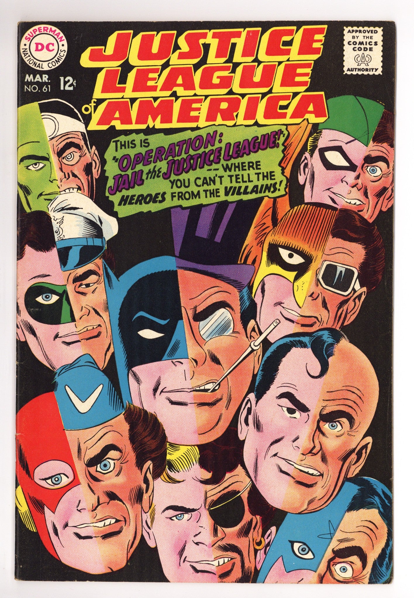 Justice League of America Vol 1 61 FN (6.0) (1968) 