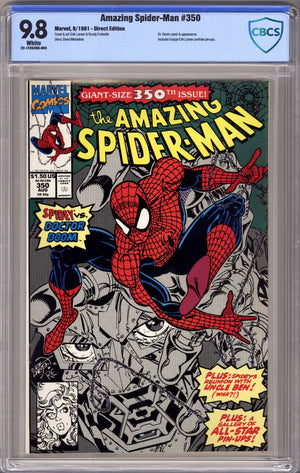 The Amazing Spider-Man Vol 1 350 CBCS 9.8 (NM/M) (1991)