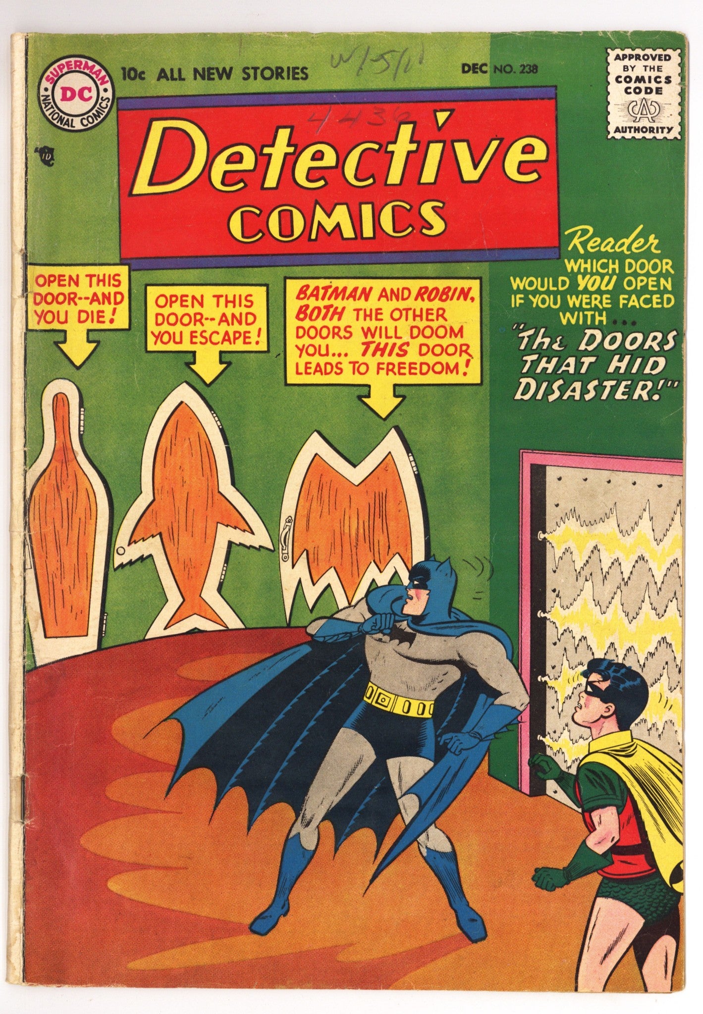 Detective Comics Vol 1 238 VG- (3.5) (1956) 