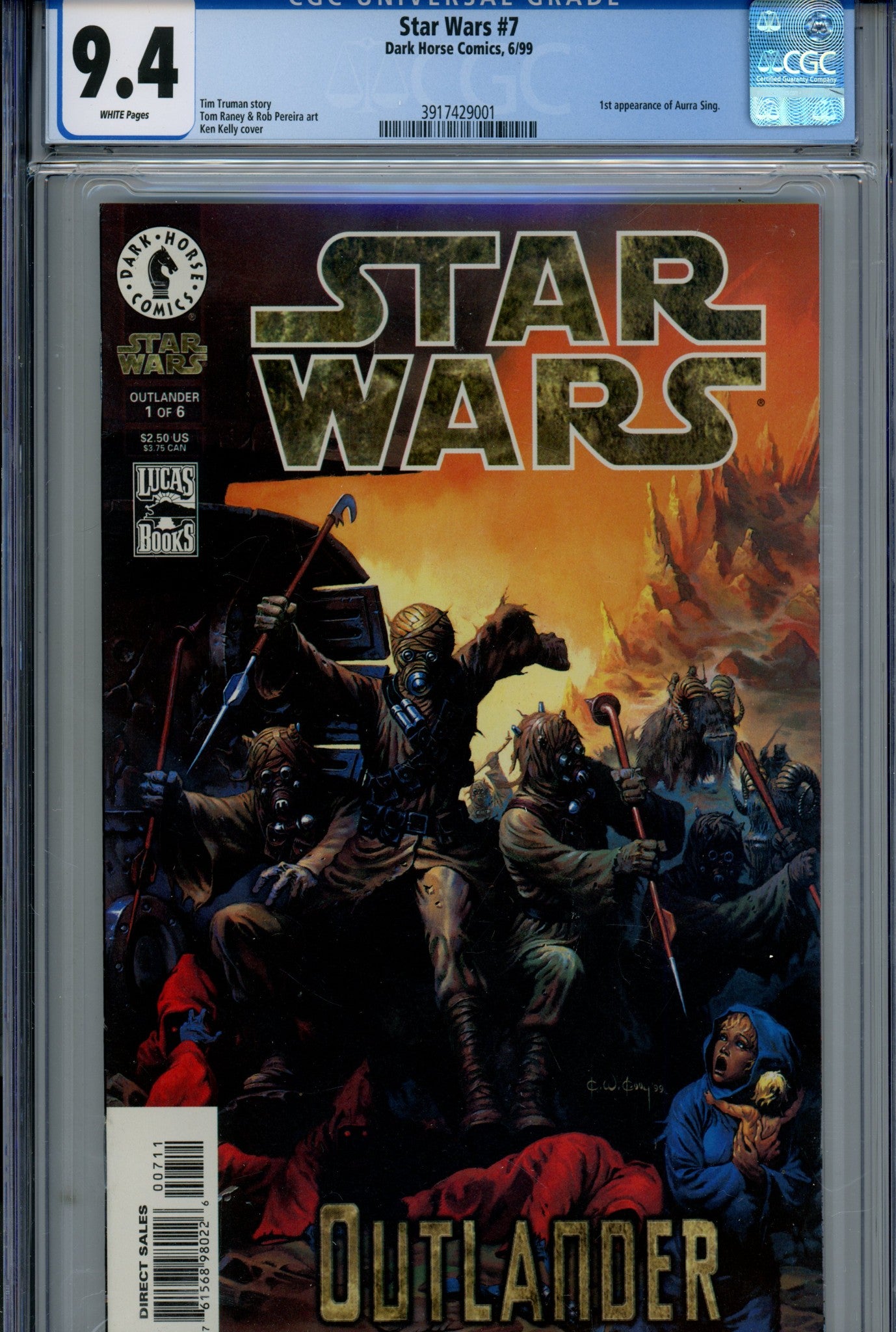Star Wars Vol 1 7 CGC 9.4 (NM) (1999) 