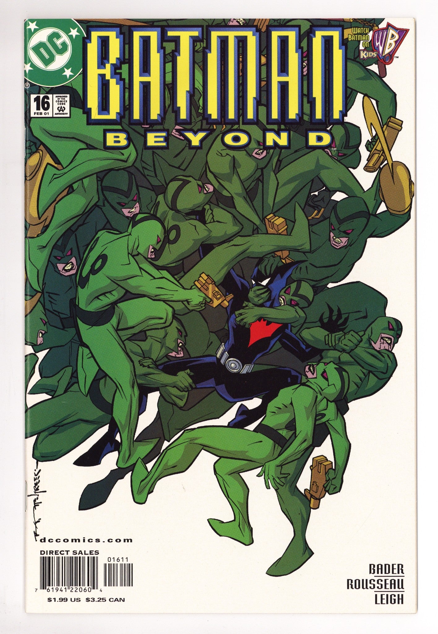 Batman Beyond Vol 2 16 NM- (9.2) (2001) 