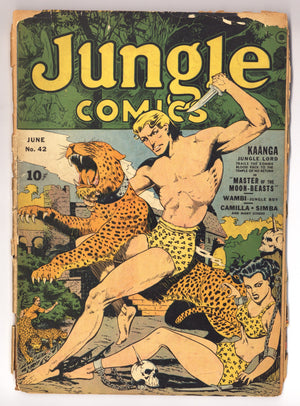 Jungle Comics 42 PR (0.5) Brittle (1943)