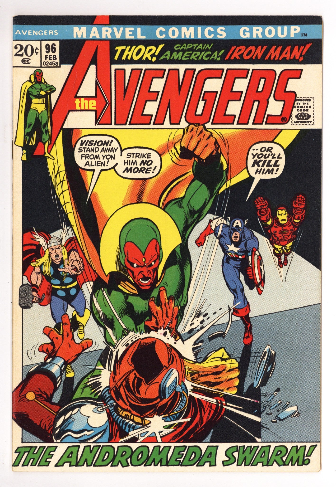 The Avengers Vol 1 96 VF- (7.5) (1972) 