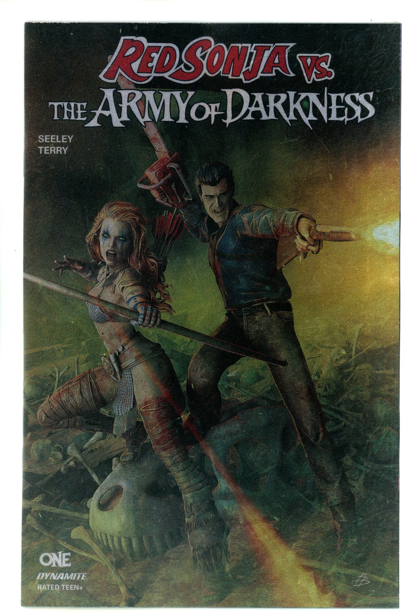 Red Sonja Vs Army Of Darkness 1 Barends Foil Incentive Variant NM (1900)