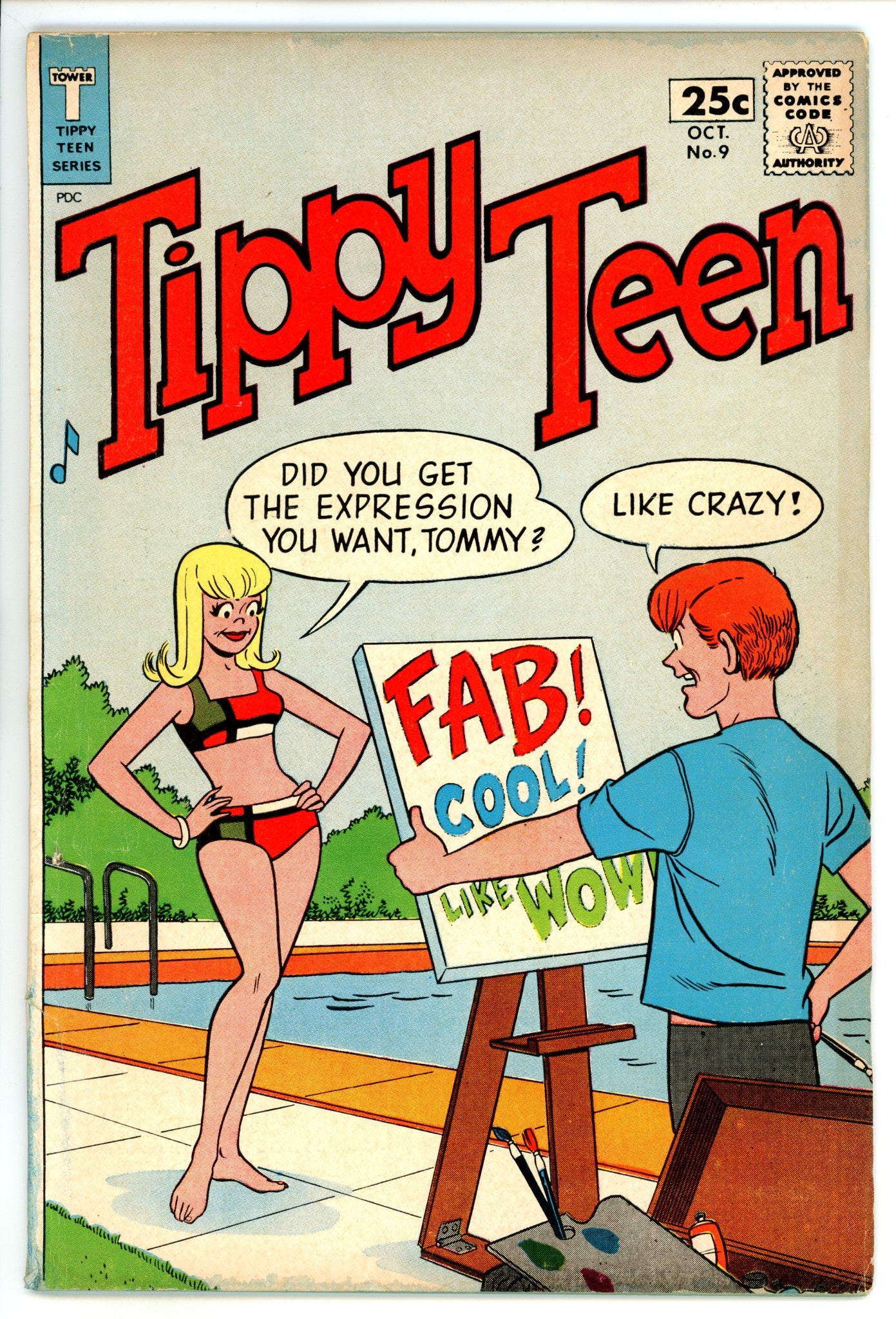 Tippy Teen 9 VG/FN (5.0) (1966) 