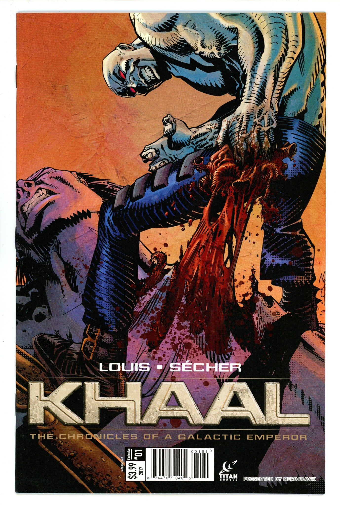 Khaal: The Chronicles of a Galactic Emperor 1 High Grade (2017) McCrea Exclusive Variant 