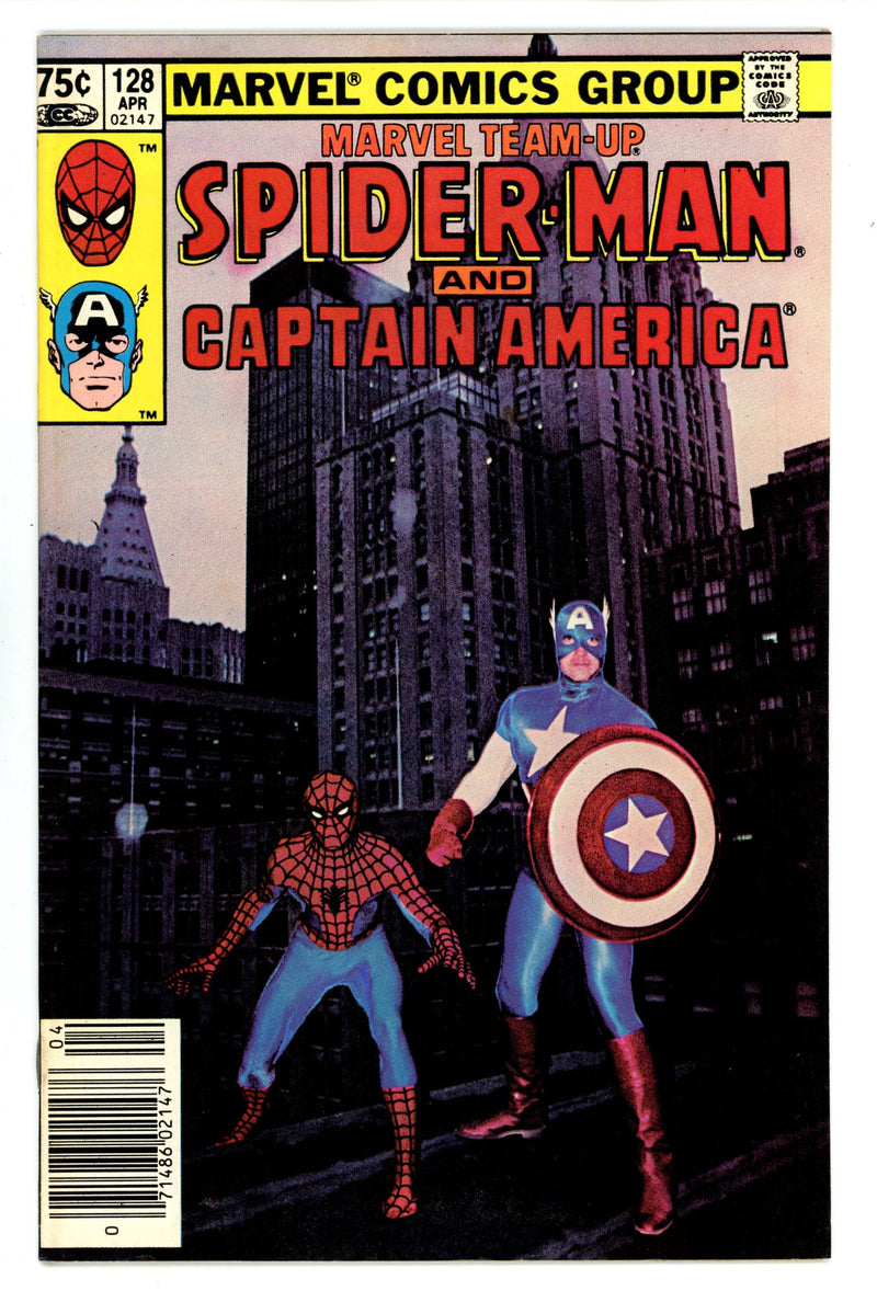 Marvel Team-Up Vol 1 128 VF- (7.5) (1983) Canadian Price Variant 