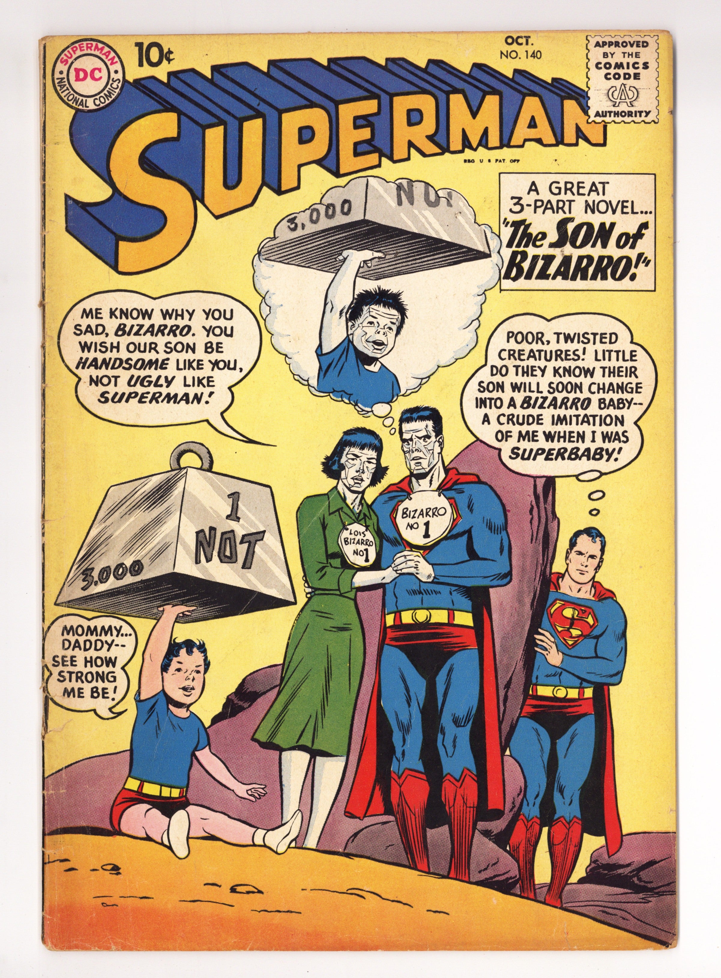 Superman Vol 1 140 VG+ (4.5) (1960) 