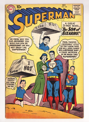 Superman Vol 1 140 VG+ (4.5) (1960)