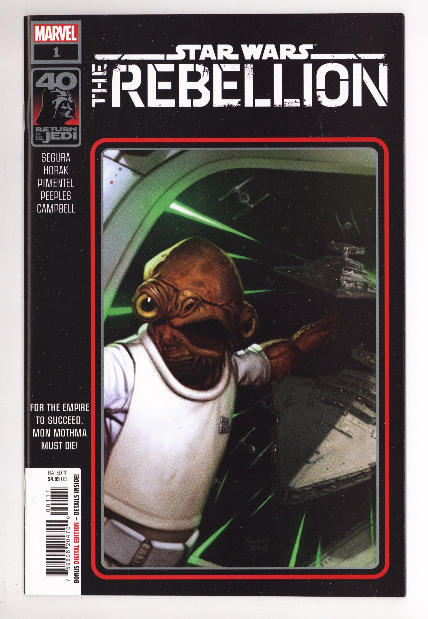 Star Wars: Return of the Jedi - The Rebellion 1 High Grade (2023) 