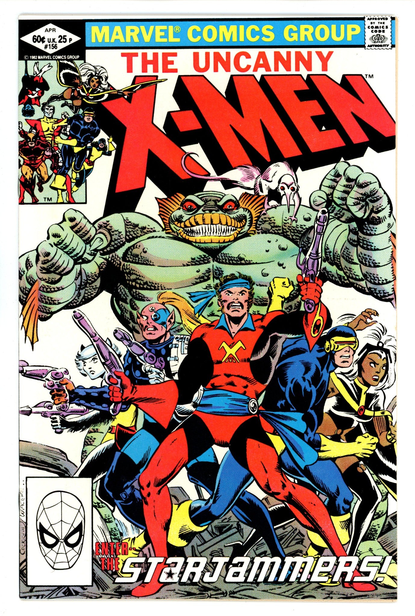 The Uncanny X-Men Vol 1 156 VF+ (8.5) (1982) 