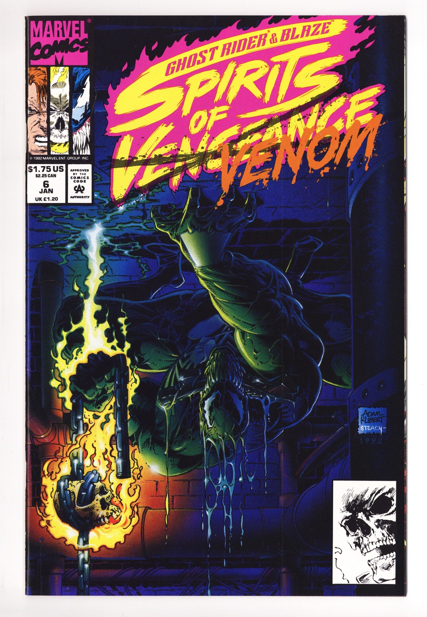 Ghost Rider / Blaze: Spirits of Vengeance Vol 1 6 High Grade (1993) 