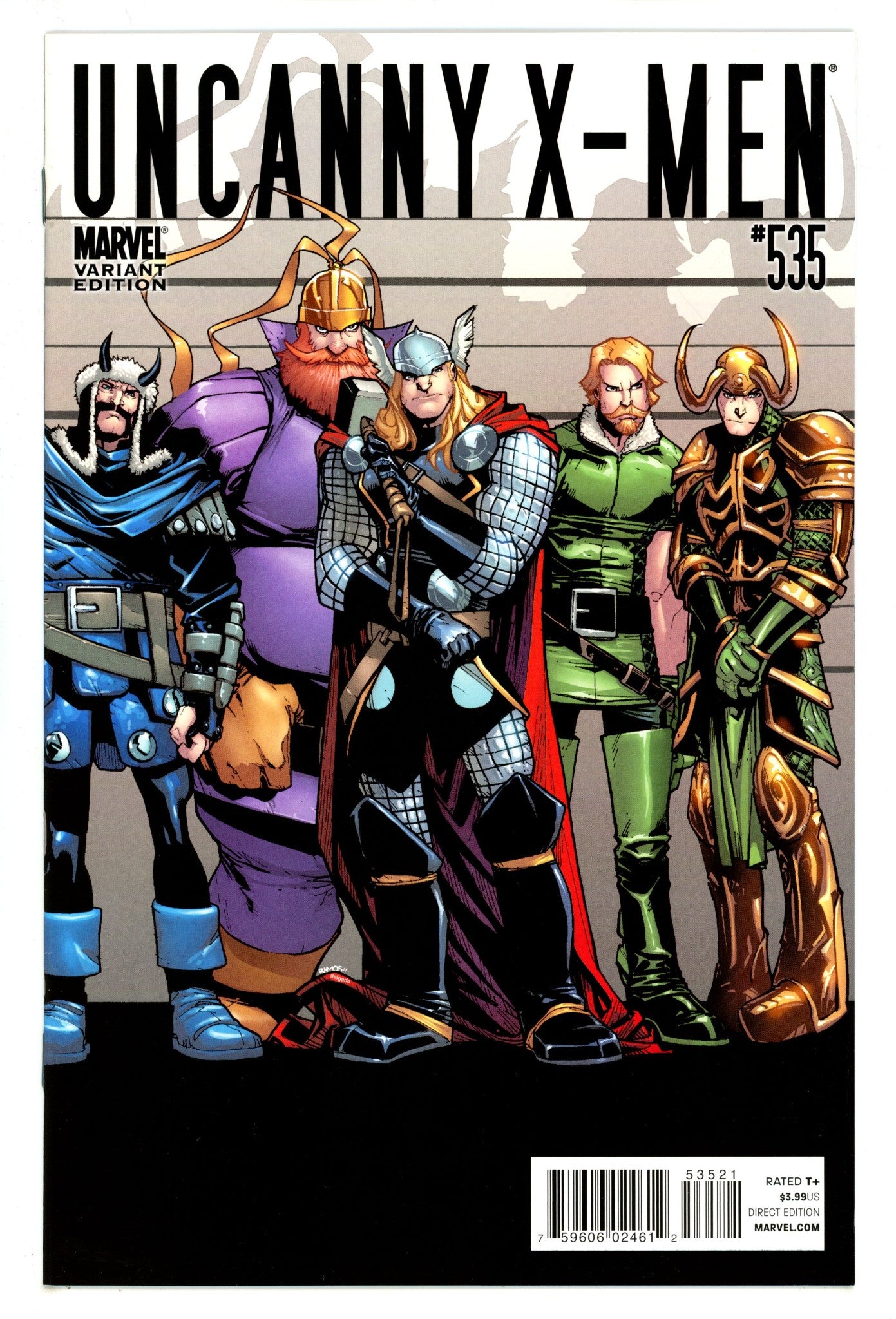 The Uncanny X-Men Vol 1 535 NM- (9.2) (2011) Ramos Incentive Variant 